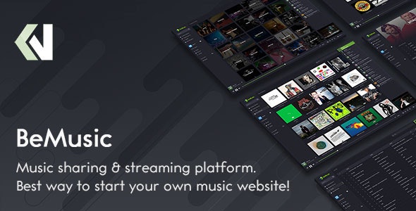 D2590 BeMusic3.0.9 – PHP音乐平台系统，音乐共享上传网站源码！-优客之家